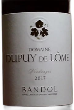 photo Bandol Domaine Dupuy de Lome Magnum) 2017