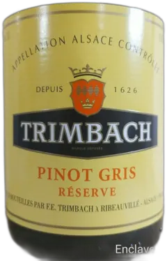 photo Pinot Gris Domaine Trimbach Reserve 2017