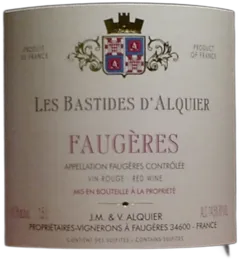 photo Faugeres Domaine Bardi d'Alquier les Bastides d'Alquier Magnum) 2015