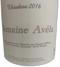 photos du vin Vin de France Domaine Avela Theodore 2016