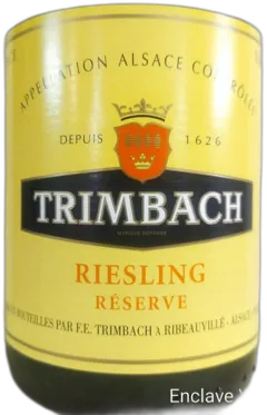 photo Riesling Domaine Trimbach Reserve 2019