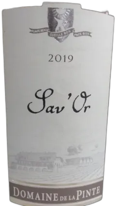 capture du vin Vin de France Dit Orange Domaine de la Pinte Sav’or 2019