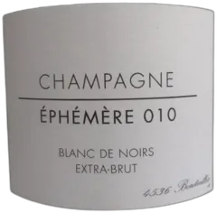 illustration du vin Champagne Blanc de Noirs Extra Brut Dremont Pere & Fils Ephemere 010