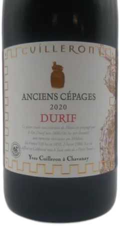 photo du vin Vin de France Yves Cuilleron Durif 2020