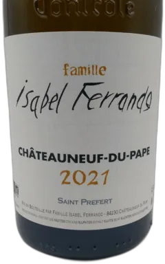 photo Chateauneuf du Pape Domaine Saint Prefert Famille Isabel Ferrando 2021