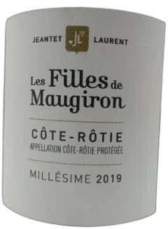 photo Cote Rotie Domaine Jeantet-Laurent les Filles de Maugiron 2019