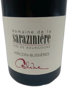 capture du vin Macon Bussieres Domaine la Saraziniere Coline 2020