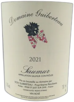 photo Saumur Domaine Romain Guiberteau Rose 2021