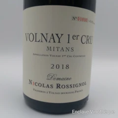 photo Volnay Premier Cru Domaine Nicolas Rossignol Mitans 2018