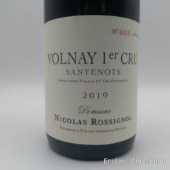 photo Volnay Premier Cru Domaine Nicolas Rossignol Santenots 2019