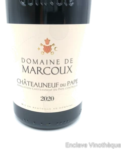 photo Chateauneuf du Pape Domaine de Marcoux 2020