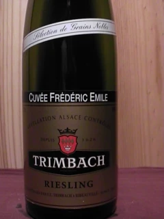 photo Riesling Domaine Trimbach Cuvee Frederic Emile Selection de Grains Nobles 2001