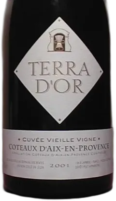 photo Coteaux d'Aix Domaine les Beates Terra d'or Cuvee Vieille Vigne Magnum) 2001