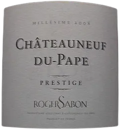 photo Chateauneuf du Pape Domaine Roger Sabon Prestige Magnum) 2008