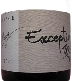 vue du vin Sylvaner Domaine Jean Marie Haag Exception 1827 2007