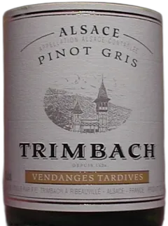 photo Pinot Gris Domaine Trimbach Vendanges Tardives 2008