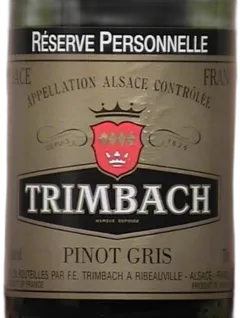photo Pinot Gris Domaine Trimbach Reserve Personnelle 2014