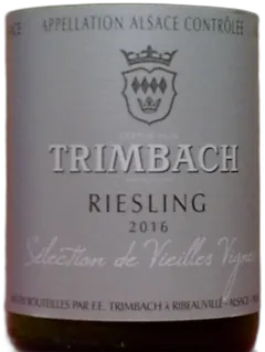 photo Riesling Domaine Trimbach Vieilles Vignes 2016