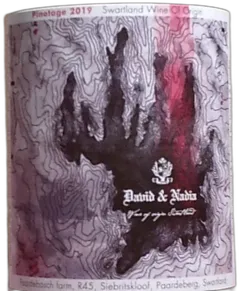 photo Afrique du Sud David & Nadia Swartland Pinotage 2019