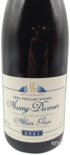 photo Auxey Duresses Alain Gras les Tres Vieilles Vignes 2021