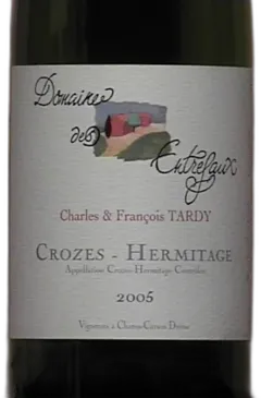 vue du vin Crozes Hermitage Domaine des Entrefaux Demie