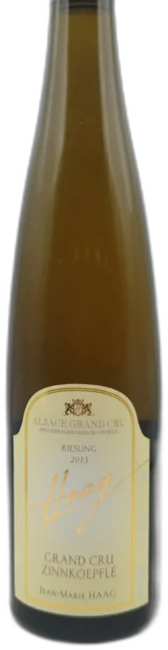 photo Riesling Domaine Jean Marie Haag Grand Cru Zinnkoepfle Cuvee Marion 2013