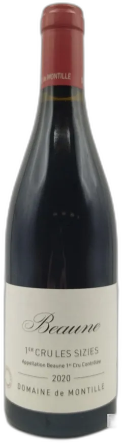 vue du vin Beaune Premier Cru Domaine de Montille les Sizies 2020