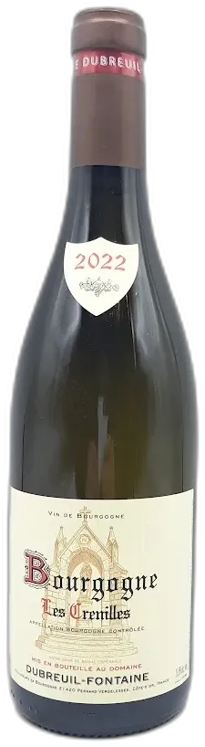 photo Bourgogne Chardonnay Domaine Dubreuil Fontaine les Crenilles 2022