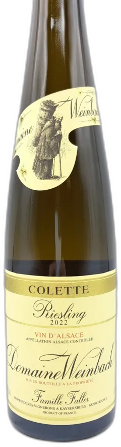 photo Riesling Domaine Weinbach Cuvee Colette 2022