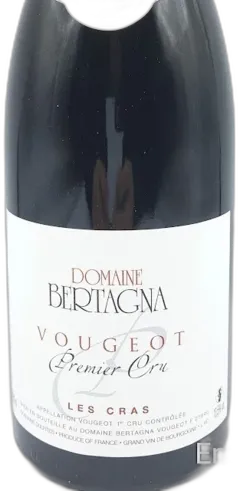 image du vin Vougeot Premier Cru Domaine Bertagna les Cras 2021