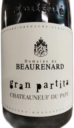 photo Chateauneuf du Pape Domaine de Beaurenard Gran Partita 2015