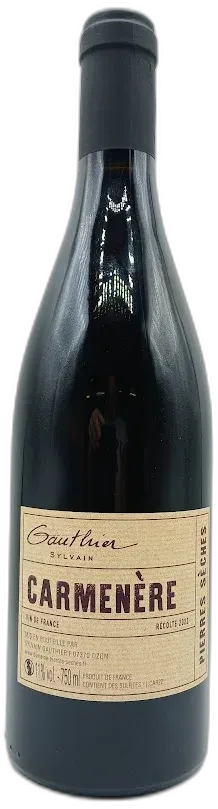 illustration du vin Vin de France Domaine des Pierres Seches Carmenere 2022