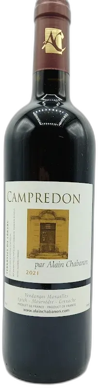 photo du vin Terrasses du Larzac Alain Chabanon Campredon 2021