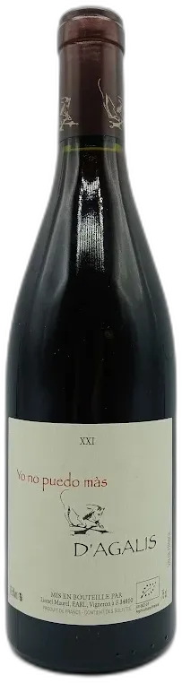photo du vin Vin de France Mas d’Agalis yo no Puedo Mas 2021