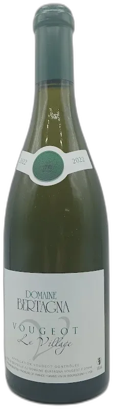 photos du vin Vougeot le Village Domaine Bertagna 2022