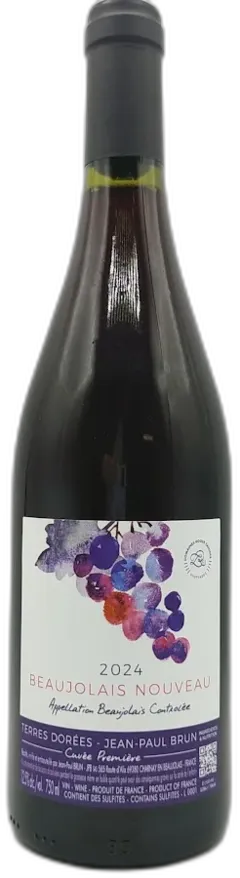 photo du vin Beaujolais Nouveau Domaine des Terres Dorees Cuvee Premiere 2024