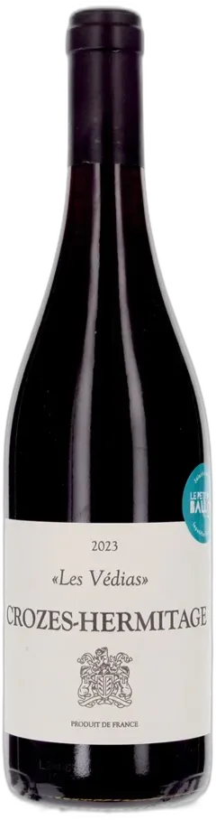 aperçu du vin Janine Boutin les Védias Aop Crozes-Hermitage Rouge 2023