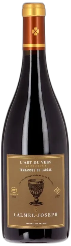 illustration du vin Calmel & Joseph l’Art du Vers Aop Terrasses du Larzac Rouge 2022