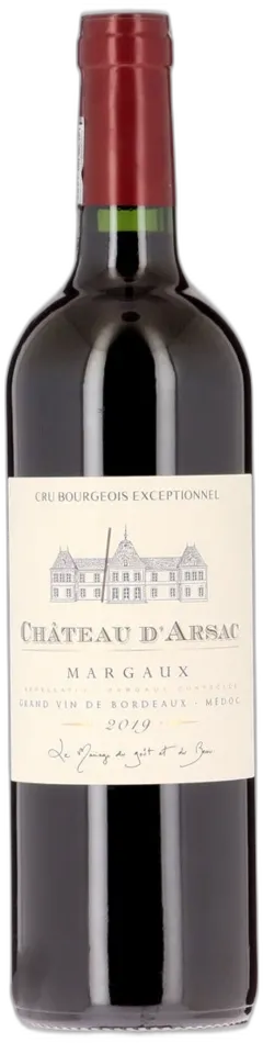 photo Château d’Arsac Cru Bourgeois Aop Margaux Rouge 2019