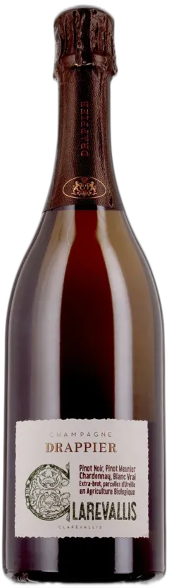 photo Champagne Drappier Clarevallis Extra Brut Aop Champagne Blanc