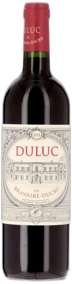 photo Château Branaire-Ducru Duluc de Branaire-Ducru Aop Saint-Julien Rouge 2018