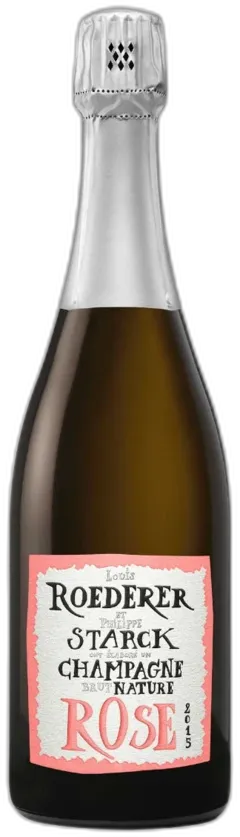 photo du vin Champagne Louis Roederer Brut Nature Starck Rosé Aop Champagne Rosé 2015