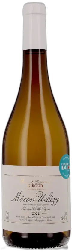 capture du vin Domaine Giroud Vieilles Vignes Aop Mâcon-Uchizy Blanc 2022