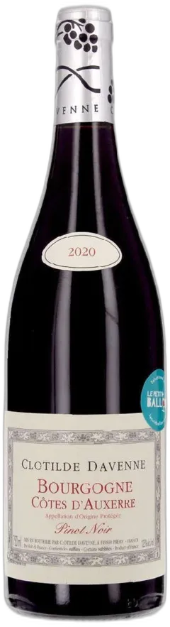 photo Aux20 Mar24 Clothilde Davenne Côtes d'Auxerre 2020 - Aop Bourgogne Côtes d'Auxerre Rouge 2020