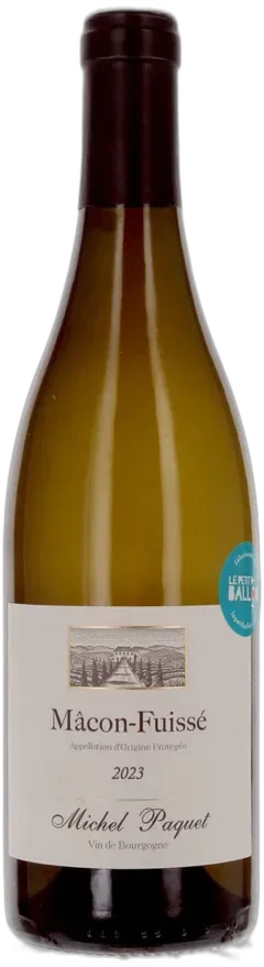 vue du vin Michel Paquet Mâcon Fuissé Aop Mâcon Fuissé Blanc 2023