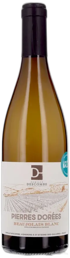 image du vin Famille Descombe Pierres Dorées Aop Beaujolais Blanc 2022