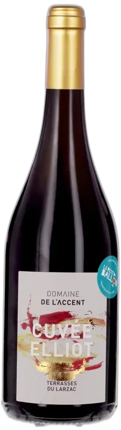 photo du vin Domaine de l’Accent Elliot Aop Terrasses du Larzac Rouge 2022