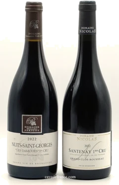 photo Duo Bourgogne Nuits Saint Georges 1er Cru Santenay 1er Cru