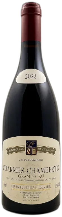 aperçu du vin Coquard Loison Fleurot Charmes Chambertin 2022