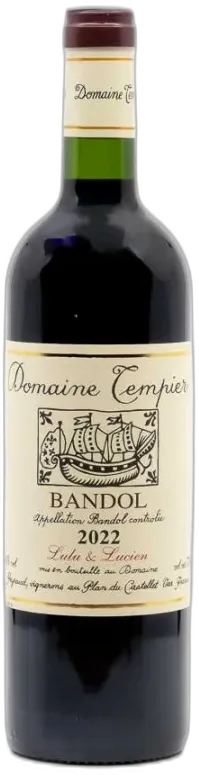photo du vin Tempier Bandol Lulu et Lucien 2022